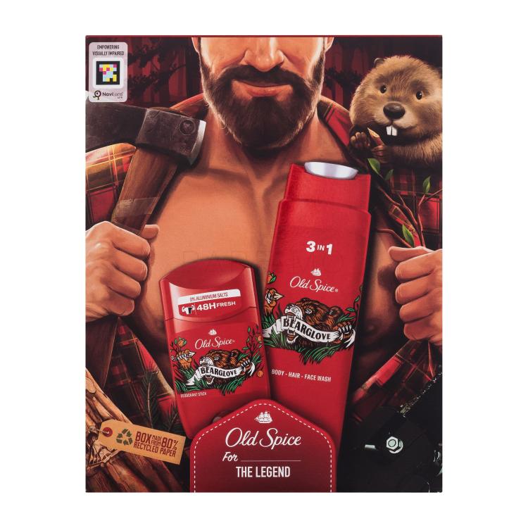 Old Spice Bearglove Ajándékcsomagok deó stift 50 ml + 3 az 1-ben tusfürdő 250 ml