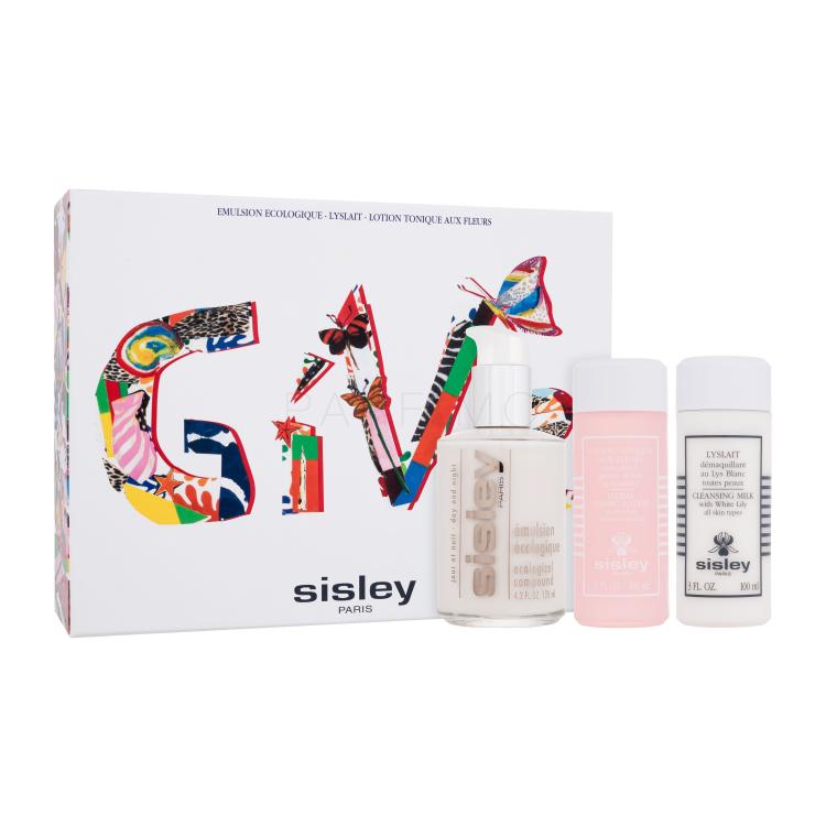 Sisley Give The Essentials Gift Set Ajándékcsomagok Ecological Compound Day And Night emulzió arcra 125 ml + Lyslait Cleansing Milk With White Lily sminklemosó tej 100 ml + Floral Toning Lotion arclemosó 100 ml