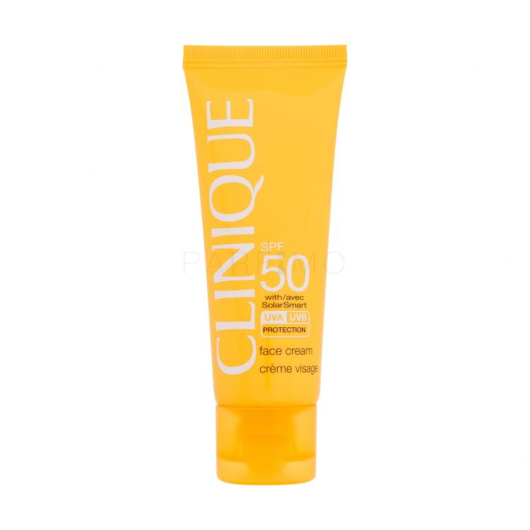 Clinique Sun Care Face Cream SPF50 Fényvédő készítmény arcra nőknek 50 ml