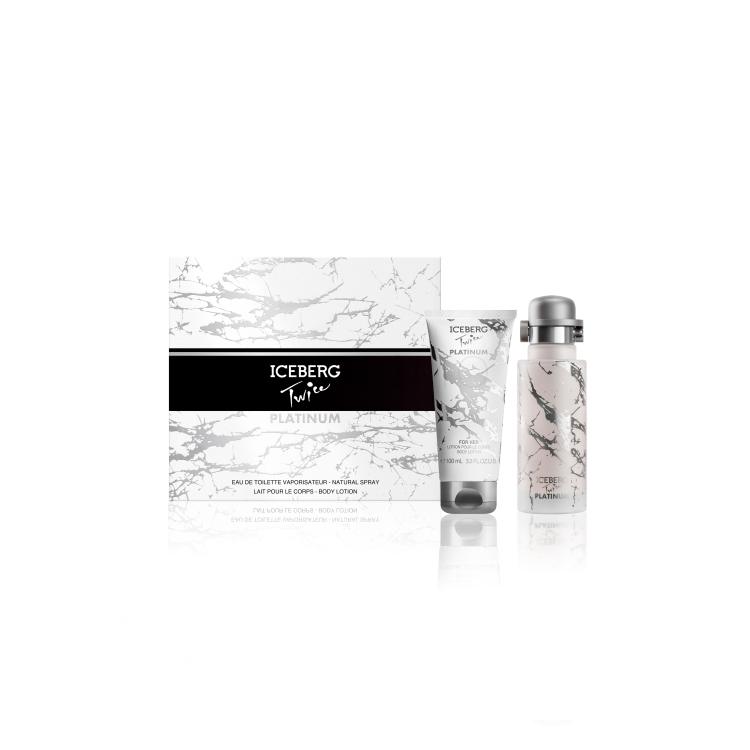 Iceberg Twice Platinum Ajándékcsomagok eau de toilette 125 ml + testápoló tej 100 ml