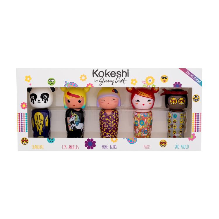 Kokeshi By Jeremy Scott The Trip Of The Mini Fashion Kokeshi Ajándékcsomagok Bambu eau de toilette 5 ml + Cherry eau de toilette 5 ml + Lotus eau de toilette 5 ml + Litchee eau de toilette 5 ml + Tonka eau de toilette 5 ml