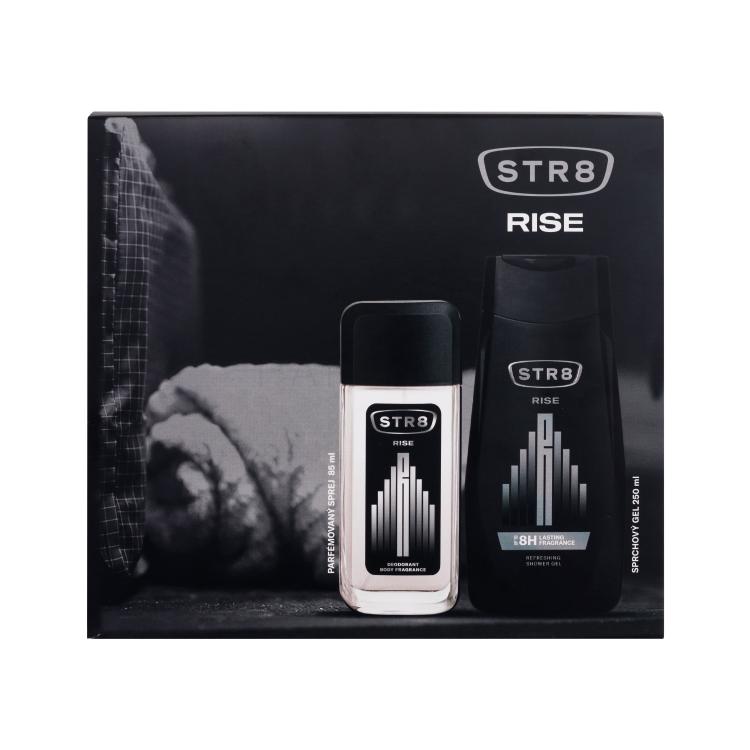 STR8 Rise Ajándékcsomagok dezodor 85 ml + tusfürdő 250 ml sérült doboz