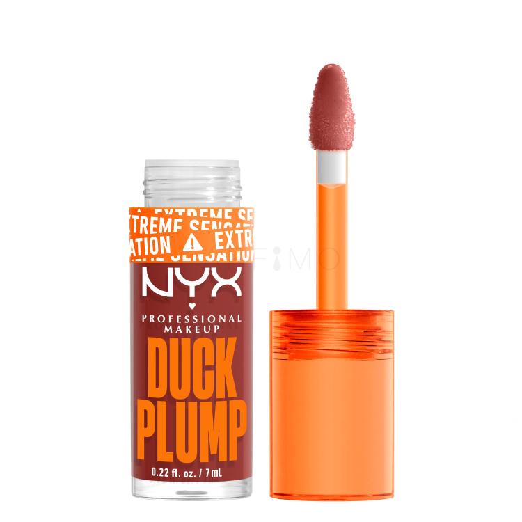 NYX Professional Makeup Duck Plump Szájfény nőknek 6,8 ml Változat 06 Brick Of Time