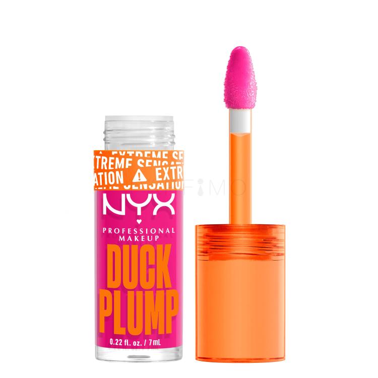 NYX Professional Makeup Duck Plump Szájfény nőknek 6,8 ml Változat 12 Bubblegum Bae