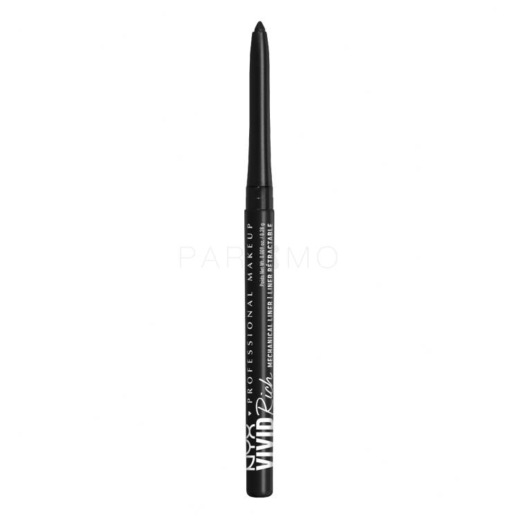 NYX Professional Makeup Vivid Rich Mechanical Liner Szemceruza nőknek 0,28 g Változat 16 Always Onyx