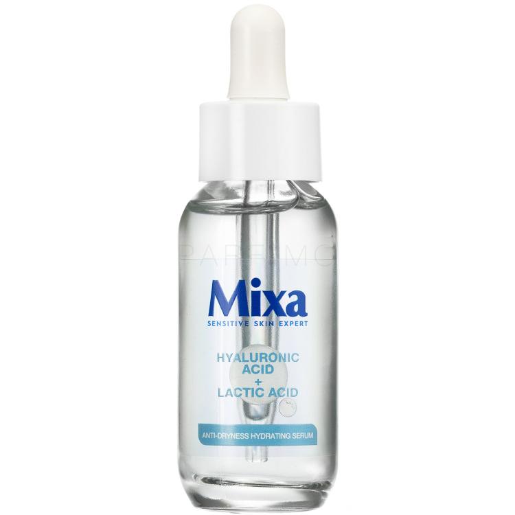 Mixa Hyaluronic Acid + Lactic Acid Anti-Dryness Hydrating Serum Arcszérum nőknek 30 ml