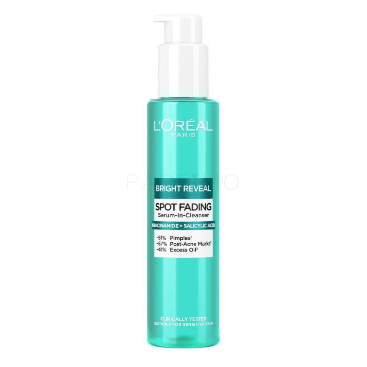 L&#039;Oréal Paris Bright Reveal Spot Fading Serum-In-Cleanser Arctisztító gél 150 ml