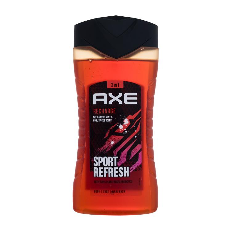 Axe Recharge Arctic Mint &amp; Cool Spices Tusfürdő férfiaknak 250 ml