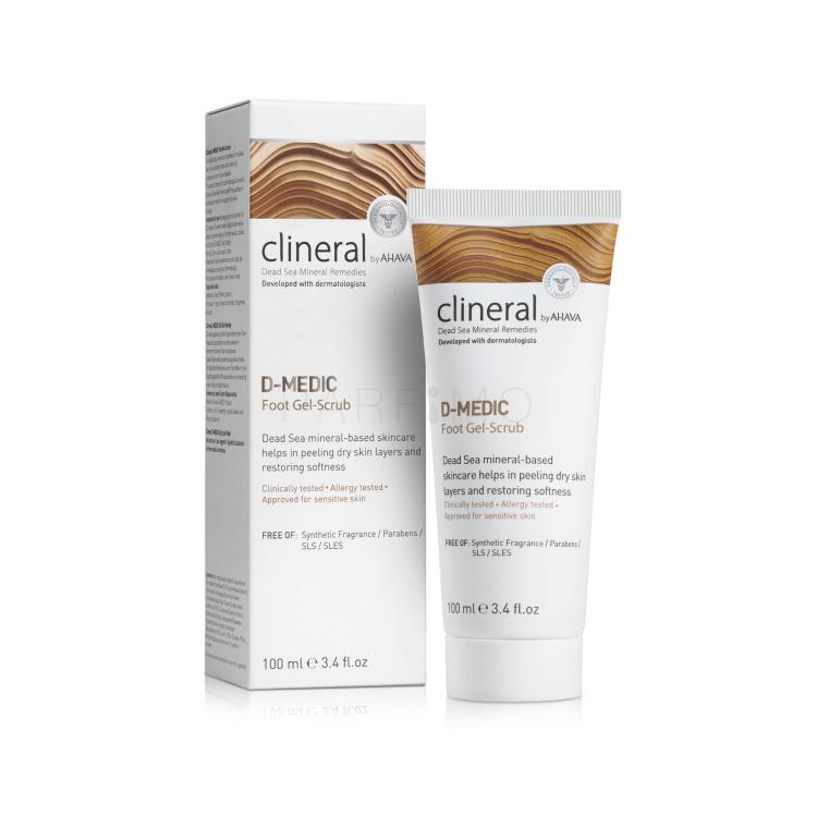 AHAVA Clineral D-Medic Foot Gel-Scrub Testradír 100 ml