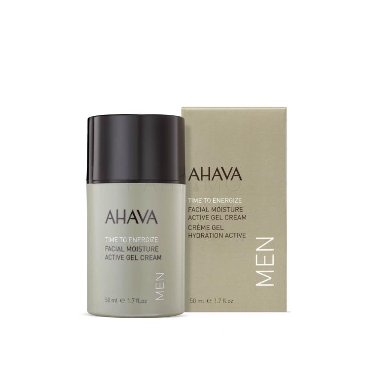 AHAVA Men Time To Energize Facial Moisture Active Gel Cream Nappali arckrém férfiaknak 50 ml