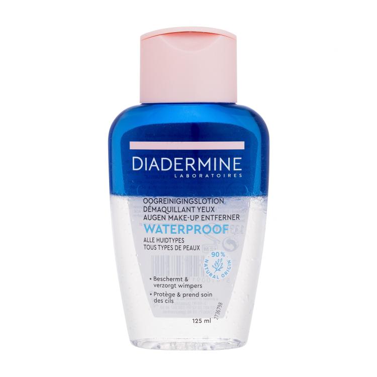 Diadermine Waterproof Eye Make-Up Remover Sminklemosó szemre nőknek 125 ml