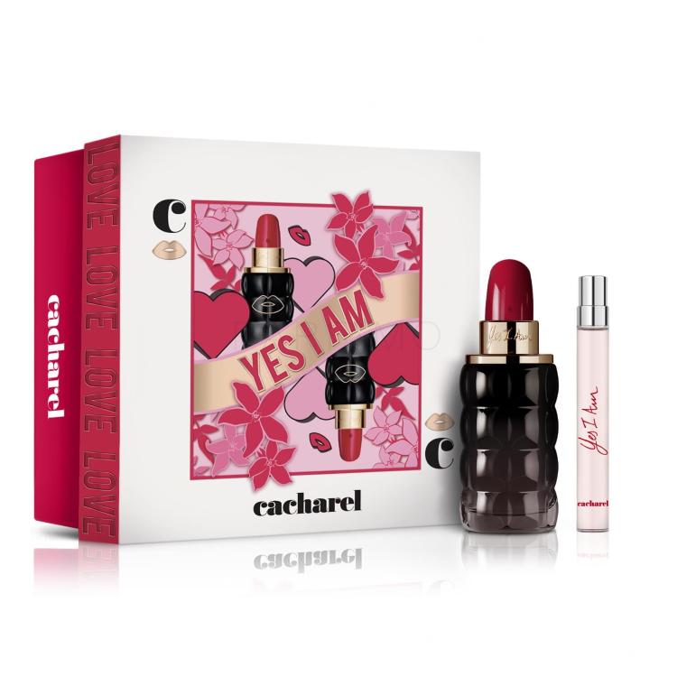 Cacharel Yes I Am SET1 Ajándékcsomagok eau de parfum 50 ml + eau de parfum 10 ml