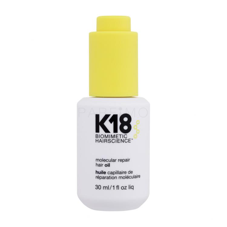 K18 Molecular Repair Hair Oil Hajápoló olaj nőknek 30 ml sérült doboz