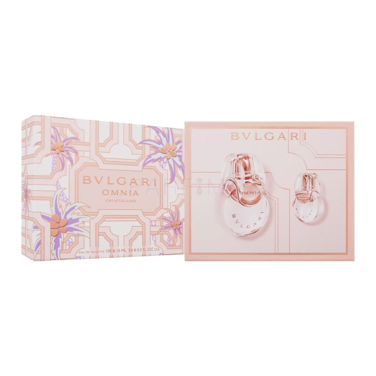 Bvlgari Omnia Crystalline Ajándékcsomagok eau de toilette 100 ml + eau de toilette 15 ml