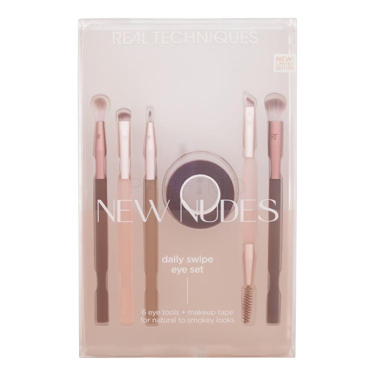 Real Techniques New Nudes Daily Swipe Eye Set Sminkecset nőknek Szett