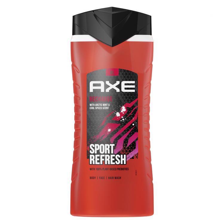 Axe Recharge Arctic Mint &amp; Cool Spices Tusfürdő férfiaknak 400 ml