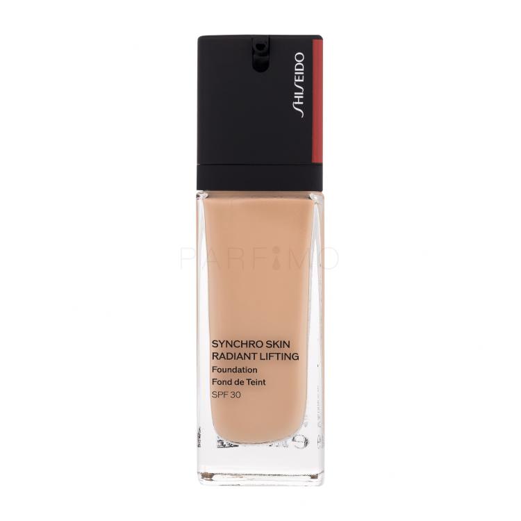 Shiseido Synchro Skin Radiant Lifting SPF30 Alapozó nőknek 30 ml Változat 250 Sand