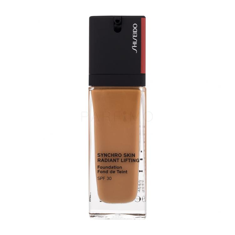 Shiseido Synchro Skin Radiant Lifting SPF30 Alapozó nőknek 30 ml Változat 420 Bronze