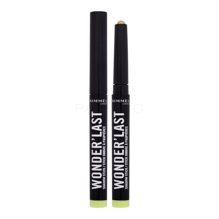 Rimmel London Wonder&#039;Last Shadow Stick Szemhéjfesték nőknek 1,64 g Változat 008 Galactic Green