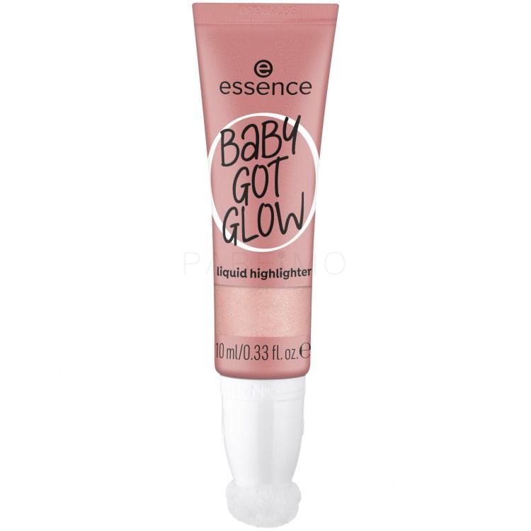 Essence Baby Got Glow Liquid Highlighter Highlighter nőknek 10 ml Változat 20 Rose And Shine