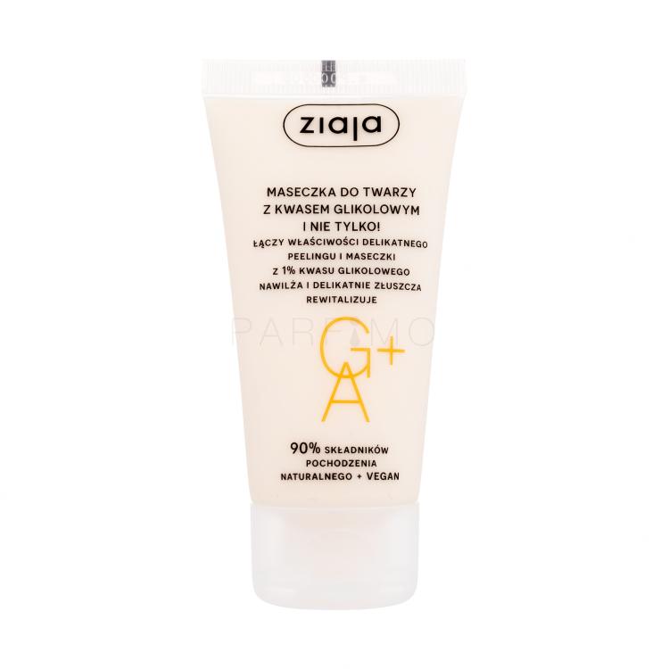 Ziaja Face Mask + Scrub With Glycolic Acid Arcmaszk nőknek 55 ml