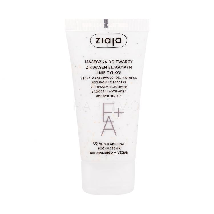 Ziaja Face Mask + Scrub With Elagic Acid Arcmaszk nőknek 55 ml