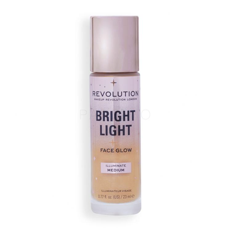 Makeup Revolution London Bright Light Face Glow Alapozó nőknek 23 ml Változat Illuminate Medium