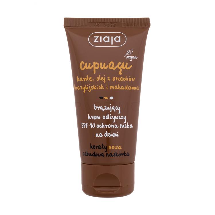 Ziaja Cupuacu Bronzing Nourishing Cream SPF10 Önbarnító készítmény nőknek 50 ml