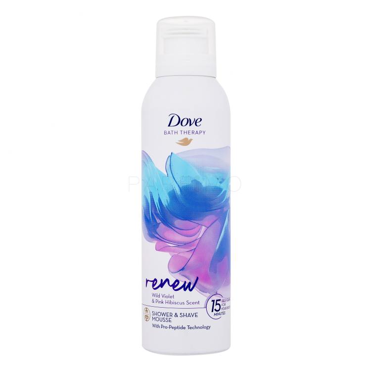 Dove Bath Therapy Renew Shower &amp; Shave Mousse Habzó tusfürdő nőknek 200 ml