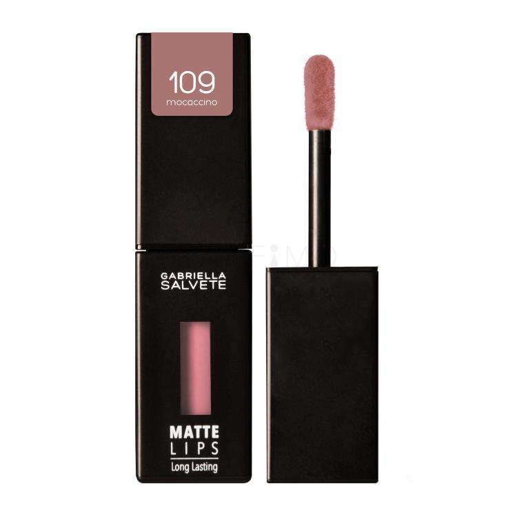 Gabriella Salvete Matte Lips Rúzs nőknek 4,5 ml Változat 109 Mocaccino