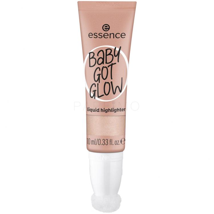 Essence Baby Got Glow Liquid Highlighter Highlighter nőknek 10 ml Változat 10 Sassy In Silk