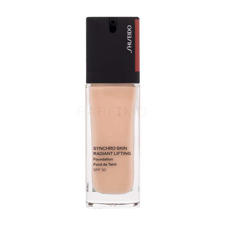 Shiseido Synchro Skin Radiant Lifting SPF30 Alapozó nőknek 30 ml Változat 160 Shell