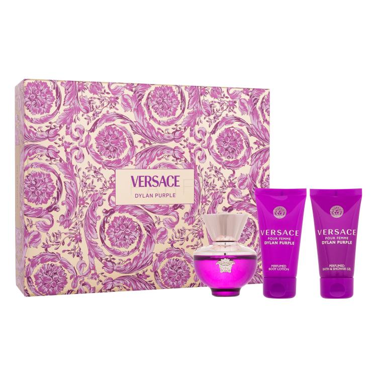 Versace Pour Femme Dylan Purple SET1 Ajándékcsomagok eau de parfum 50 ml + tusfürdő 50 ml + testápoló tej 50 ml