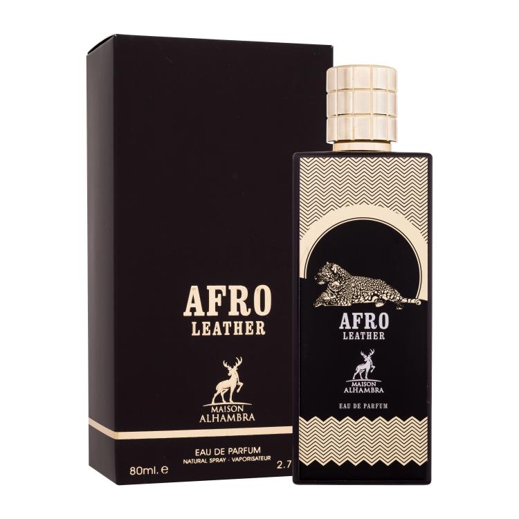 Maison Alhambra Afro Leather Eau de Parfum férfiaknak 80 ml