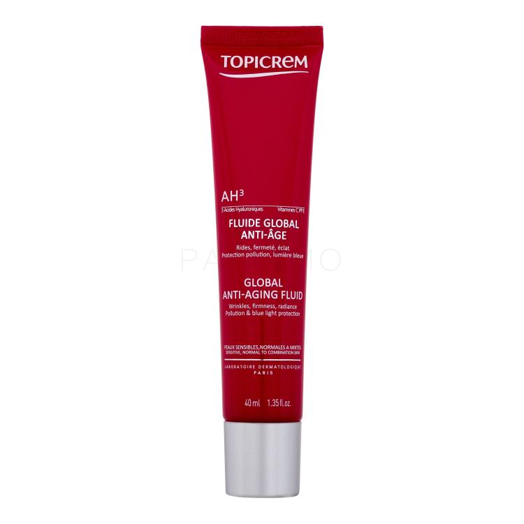 Topicrem AH³ Global Anti-Aging Fluid Nappali arckrém nőknek 40 ml sérült doboz