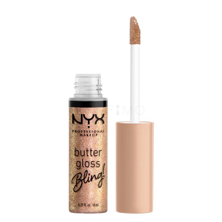 NYX Professional Makeup Butter Gloss Bling Szájfény nőknek 8 ml Változat 01 Bring The Bling