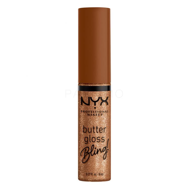 NYX Professional Makeup Butter Gloss Bling Szájfény nőknek 8 ml Változat 04 Pay Me In Gold