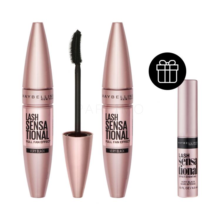 Szett Szempillaspirál Maybelline Lash Sensational + Szempillaspirál Maybelline Lash Sensational Volume Effect