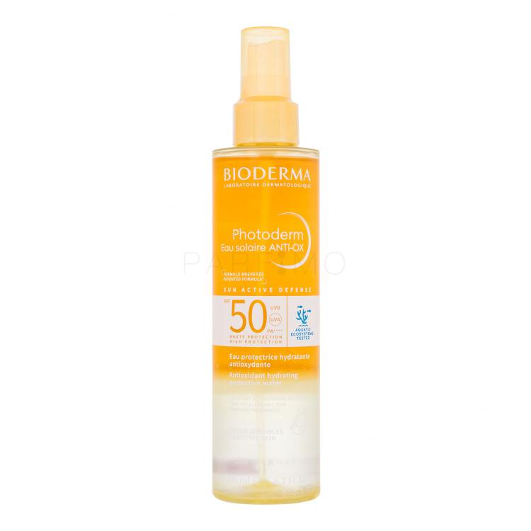 BIODERMA Photoderm Eau Solaire ANTI-OX SPF50 Fényvédő készítmény testre 200 ml