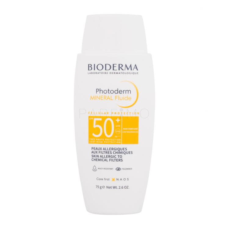 BIODERMA Photoderm Mineral Fluide SPF50+ Fényvédő készítmény arcra 75 ml