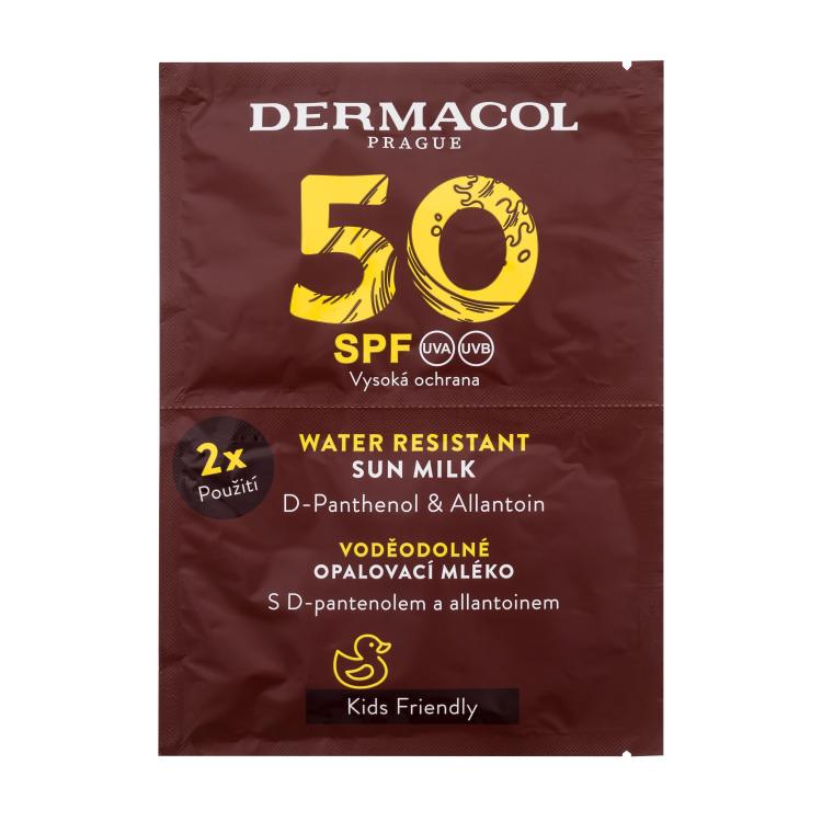 Dermacol Sun Milk SPF50 Fényvédő készítmény testre 2x15 ml