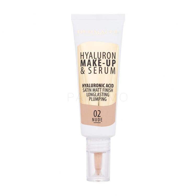 Dermacol Hyaluron Make-Up &amp; Serum Alapozó nőknek 25 g Változat 02 Nude