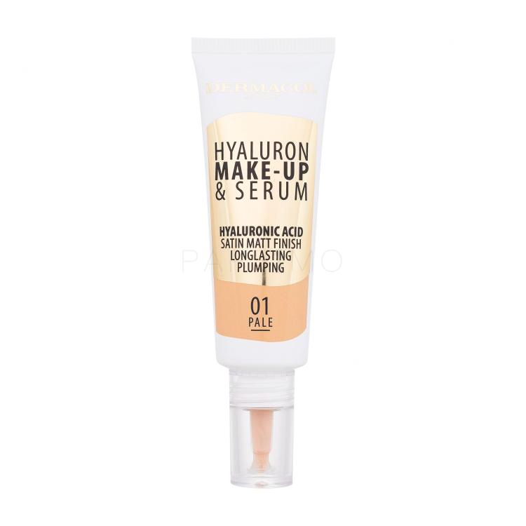 Dermacol Hyaluron Make-Up &amp; Serum Alapozó nőknek 25 g Változat 01 Pale