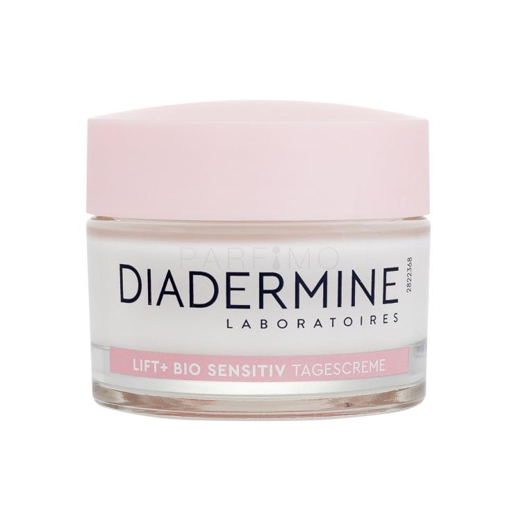 Diadermine Lift+ Bio Sensitiv Anti-Age Day Cream Nappali arckrém nőknek 50 ml sérült doboz