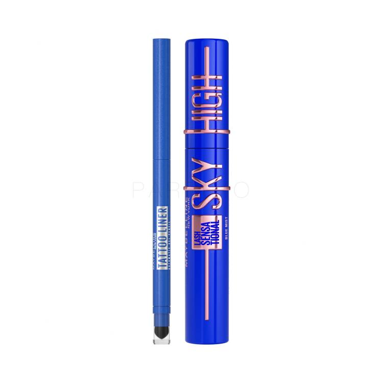 Szett Szempillaspirál Maybelline Lash Sensational Sky High + Szemceruza Maybelline Tattoo Liner Automatic Gel Pencil