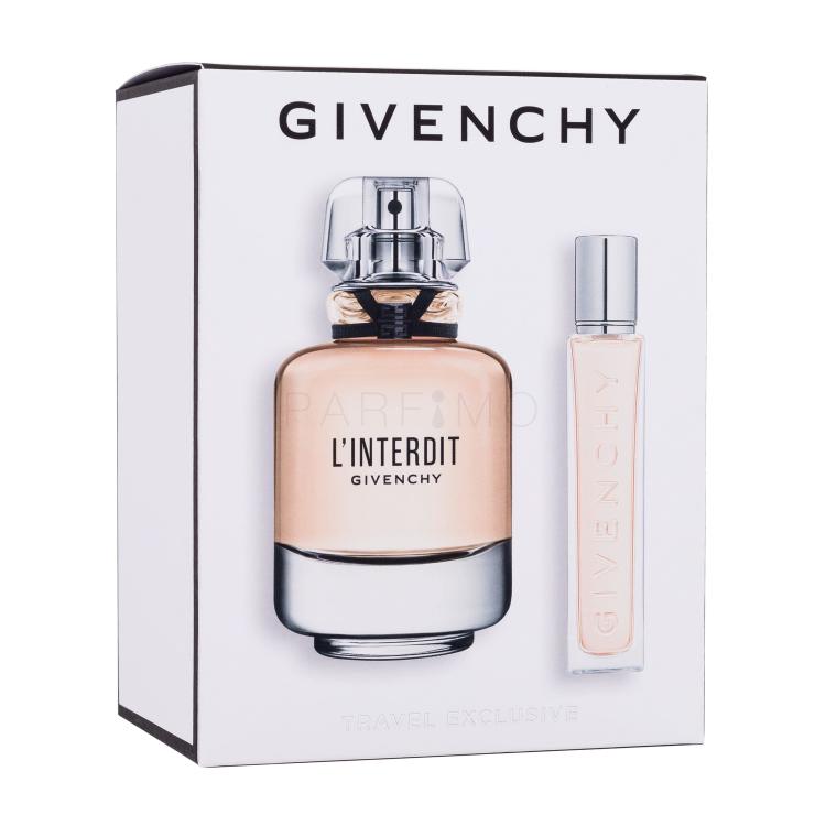 Givenchy L&#039;Interdit Ajándékcsomagok eau de parfum 80 ml + eau de parfum 12,5 ml