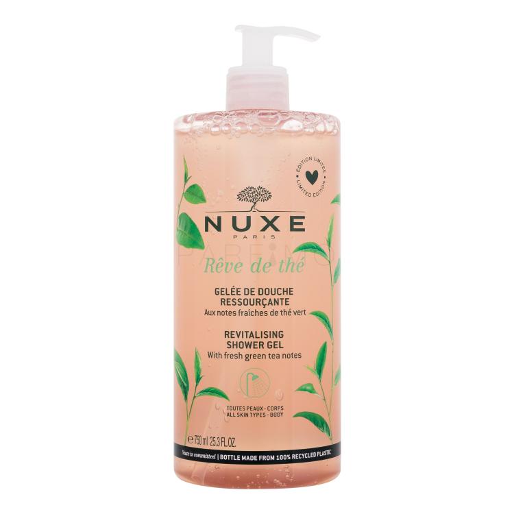 NUXE Rêve de Thé Revitalising Shower Gel Tusfürdő nőknek 750 ml