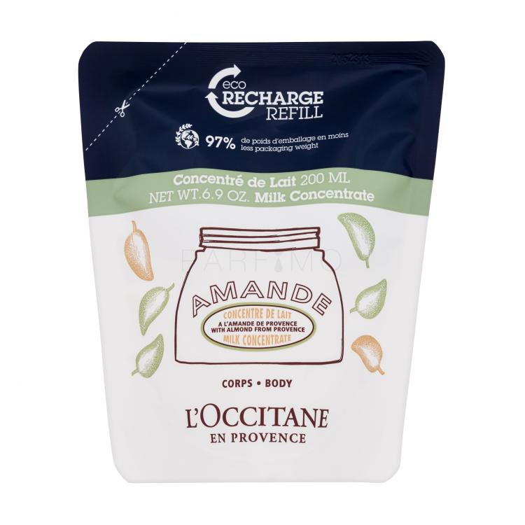 L&#039;Occitane Almond (Amande) Milk Concentrate Testápoló krém nőknek Refill 200 ml