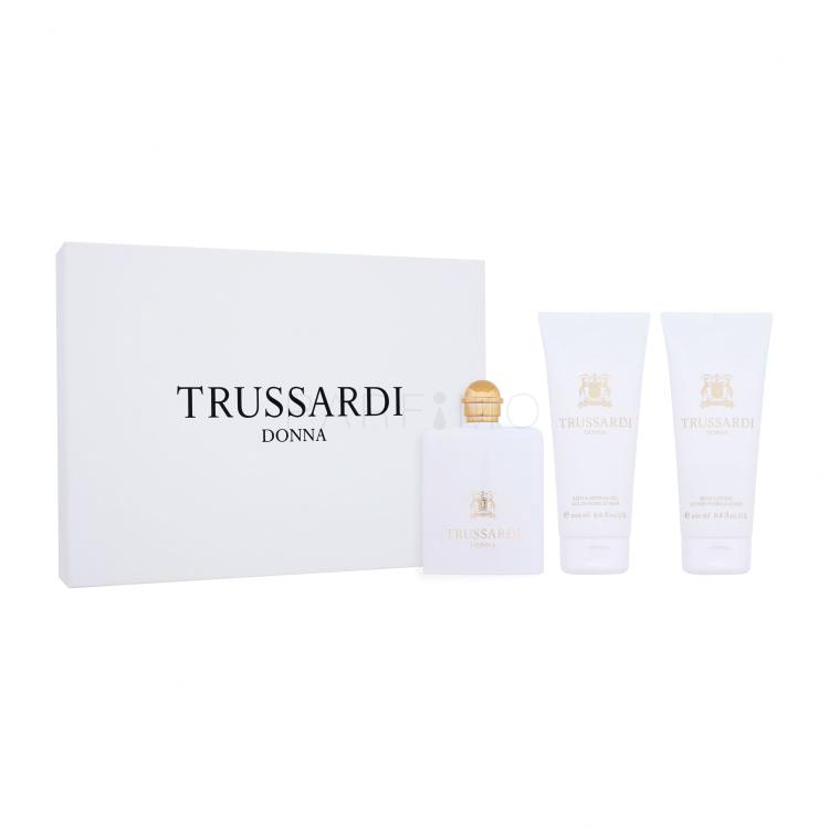 Trussardi Donna 2011 Ajándékcsomagok eau de parfum 100 ml + tusfürdő 200 ml + testápoló tej 200 ml