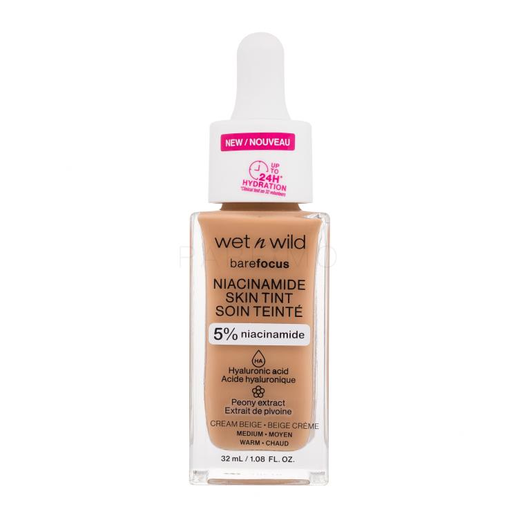 Wet n Wild Bare Focus Niacinamide Skin Tint Alapozó nőknek 32 ml Változat Medium